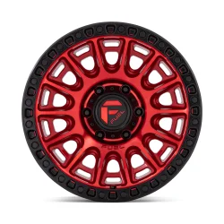 Felga aluminiowa D834 Cycle Candy RED W/ Black Ring Fuel 17x8,5